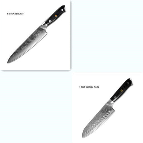 Japanese Damascus Steel Kitchen Knife