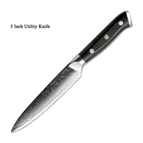 Japanese Damascus Steel Kitchen Knife