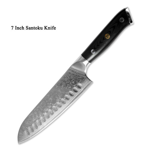 Japanese Damascus Steel Kitchen Knife