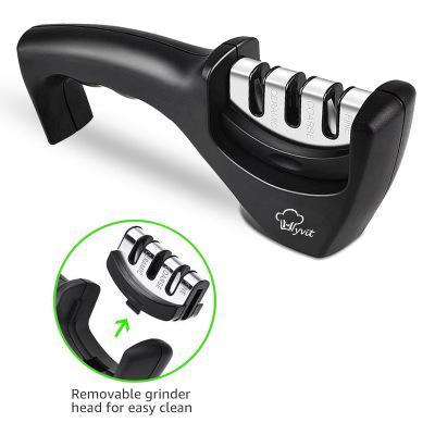 High Quality 3-stage Household Kitchen Fast Knife Sharpener