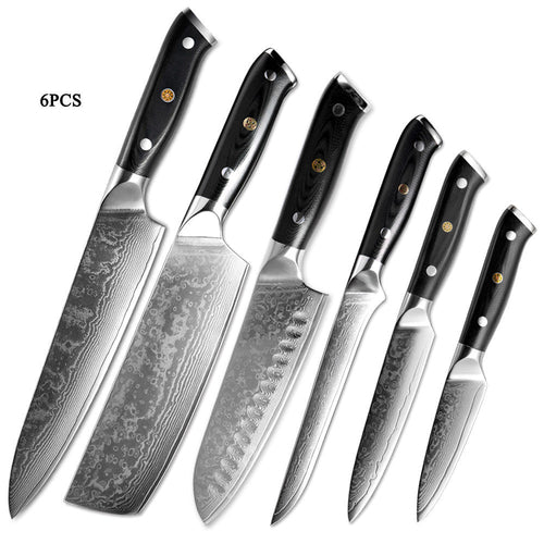 Japanese Damascus Steel Kitchen Knife