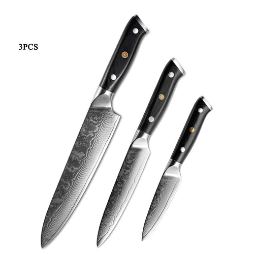 Japanese Damascus Steel Kitchen Knife
